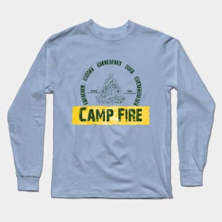 hot vibes of nature - hiking, camping, trekking, outdoor recreation Long Sleeve T-Shirt